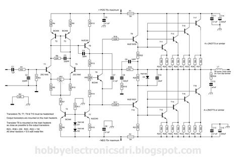 300w Mosfet Amplifier Circuit Diagram