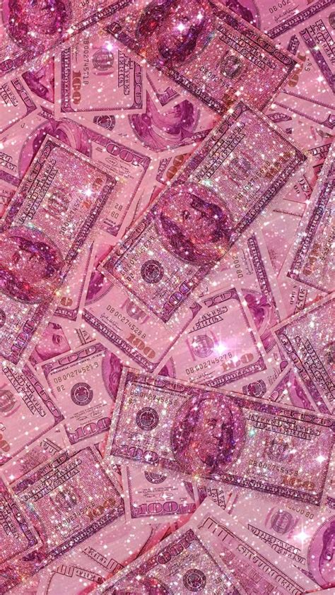 Glitter pink money in 2021 | Iphone wallpaper pattern, Money wallpaper ...