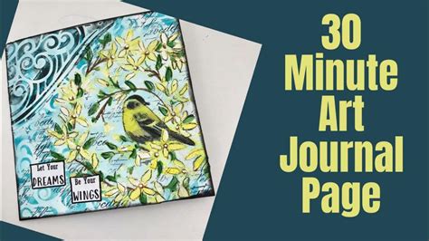 Mixed Media Art Journal Tutorial-Limited Supplies? No Problem ...