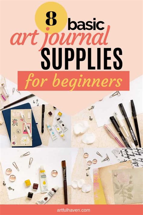 8 Essential Art Journal Supplies Every Beginner Should Start With - Artful Haven