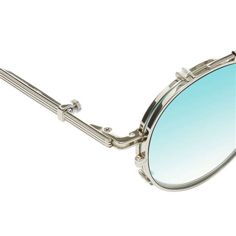 Gentle Monster x DIPLO The Cub Sunglasses Turquoise & Silver Frame ...