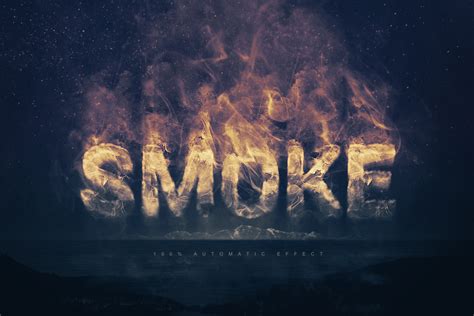 Real Smoke Logo Text Effect | Product Mockups ~ Creative Market