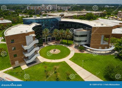 Aerial Photo UCF Teaching Academy University of Central Florida Orlando Stock Image - Image of ...