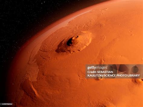 Olympus Mons Mars Illustration High-Res Vector Graphic - Getty Images