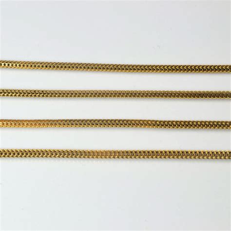 22k Yellow Gold Wheat Chain | 20" | – 100 Ways