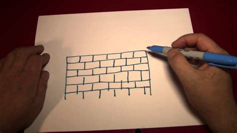 Doodling (Drawing a Brick Wall) - YouTube