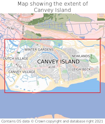 Where is Canvey Island? Canvey Island on a map