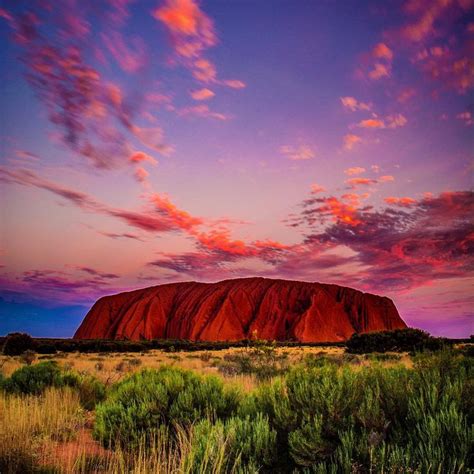 Uluru Sunset Uluru Sunset Viewing Area - Kata Tjuta National Park @mick_hansford | Australia ...