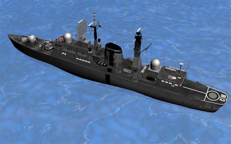 Modelos en 3D / 3D Models: HMS Coventry (D-118)