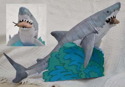 Great White Shark Papercraft | White sharks, Great white shark, Paper models