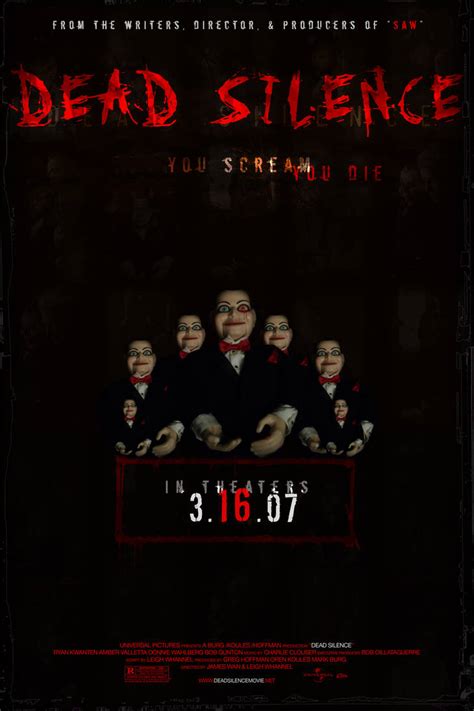 Dead Silence Movie Poster by yt458 on DeviantArt