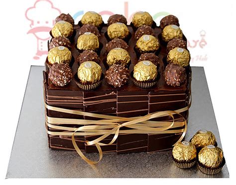 Ferrero Rocher Special Chocolate Birthday Cake 1 Kg by Cake Square ...