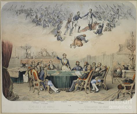 The Treaty Of Paris Of 1856, 1856 by Heritage Images