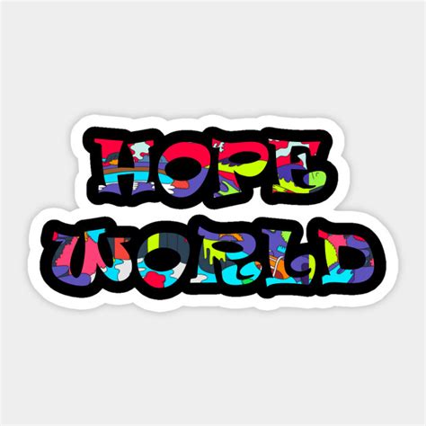 BTS J-hope HOPE WORLD - Jhope - Sticker | TeePublic