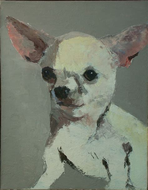 Custom Chihuahua Dog Portrait Painting by Pet Portraits by jim coston ...