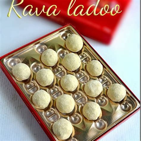 RAVA LADOO - SOUTH INDIAN RAVA LADDU WITHOUT MILK, COCONUT | Rava ladoo ...