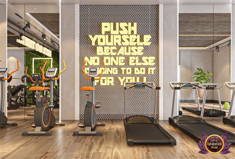 Motivational Luxury Gym Interior Design