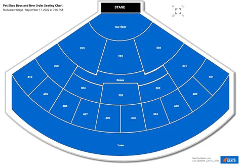 Budweiser Stage Seating Chart - RateYourSeats.com