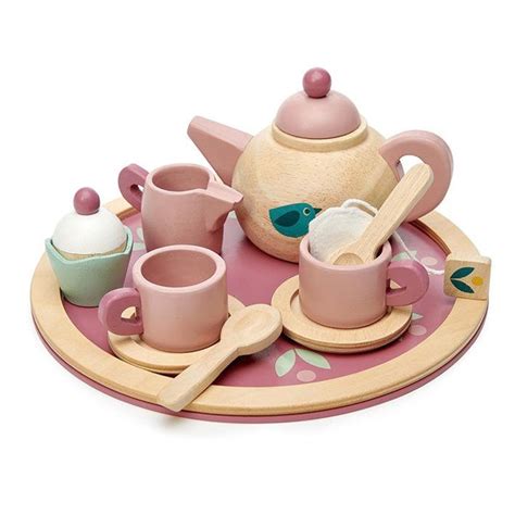 Wooden Tea Set UK Kids Tea Set Toy Tea Set Toddler Tea Set | Etsy