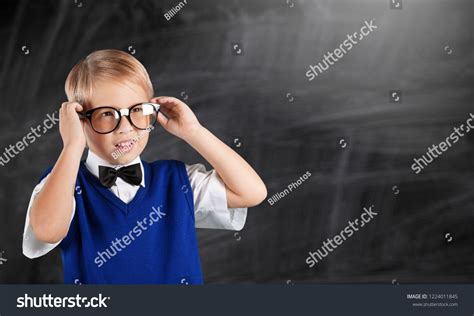 Back School Funny Little Boy Stock Photo 1224011845 | Shutterstock