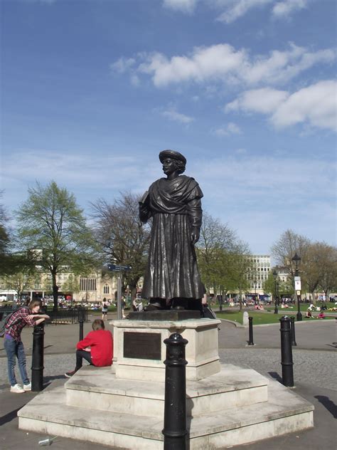 Statue of Raja Rammohun Roy outside Bristol Central Librar… | Flickr ...