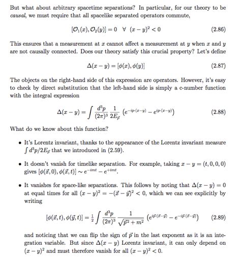 homework and exercises - Proof of causality in free scalar field theory - Physics Stack Exchange