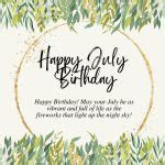 845+ Happy July Birthday Wishes - Cards Messages & Ideas - Very Wishes