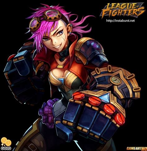 Vi-from-League-of-Legends-by_2gold.jpg (857×881) | Character art, Art folder, Lol league of legends