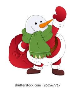 Santa Claus Gift Bag Stock Vector (Royalty Free) 266567717 | Shutterstock