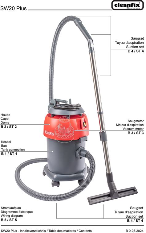 Wet and dry vacuum cleaner SW20 plus