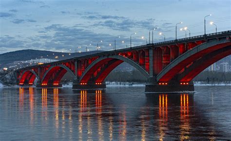 [OC] Communal Bridge (1956-1961) Krasnoyarsk, Russia : r/bridgeporn