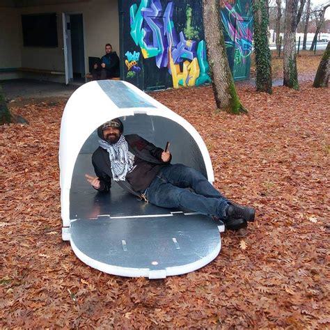 Engineer Invents Compact Personal Shelters For The Homeless That Retain Heat During Winter