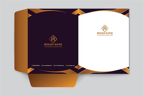 Professional presentation folder mockup 26532684 Vector Art at Vecteezy