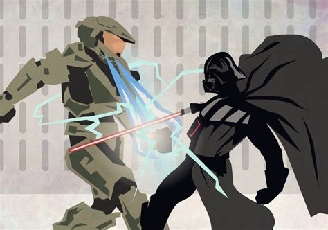 Halo vs Starwars Master chief takes on Darth Vader by RoryJas on DeviantArt