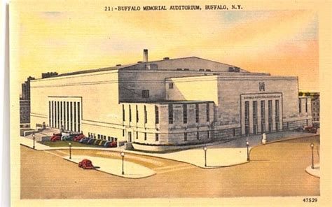 Buffalo Memorial Auditorium New York Postcard | OldPostcards.com