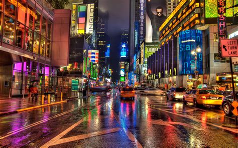 New York City Street HD Wallpaper Free Download