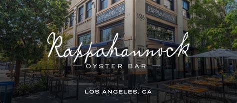 Rappahannock Oyster Co.: Rappahannock Oyster Bar @ ROW DTLA : Los ...