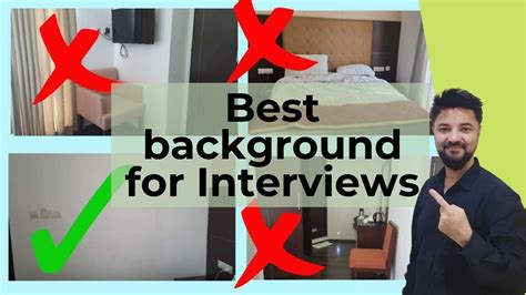 Best Background for Online Interviews | Interview Skills | Dos and ...