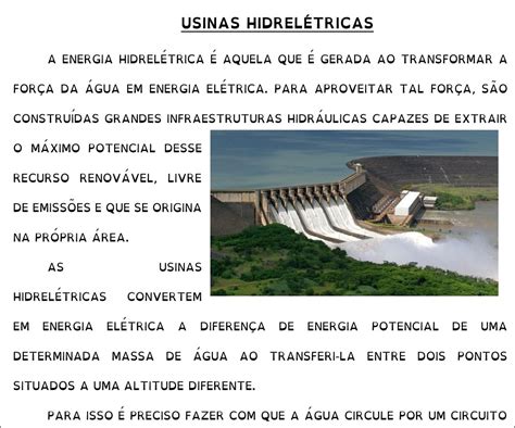 Mapa Mental Energia Hidrelétrica - REVOEDUCA