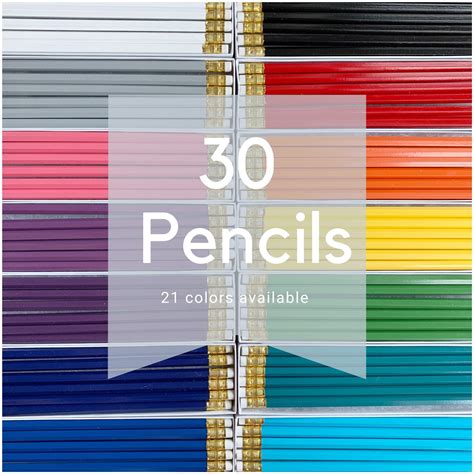 Custom 30 Personalized Pencils Bulk Order Custom Pencils | Etsy