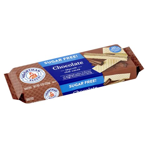 Voortman Bakery Sugar Free! Chocolate Wafers, 9 oz - Walmart.com - Walmart.com