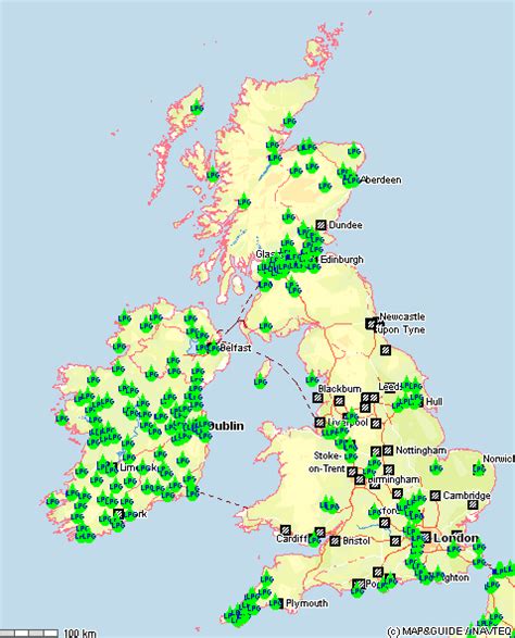 Verzeichnis Autogastankstellen Grossbritannien / LPG-Refuelling ...