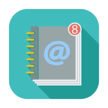 Contact Book Single Icon Interface Symbol Graphic Vector, Interface, Symbol, Graphic PNG and ...