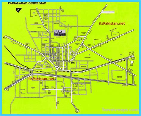 Map of Faisalabad - TravelsMaps.Com