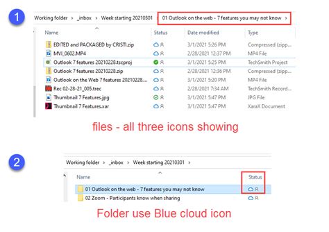 OneDrive sync icons explained: Chris Menard Training