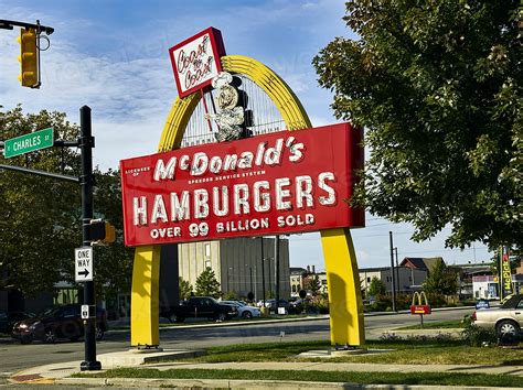 Old-style McDonald's "golden arches" sign | Free Photo - rawpixel