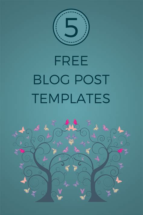 5 Free Blog Post Templates That Make Writing Easier | Blog post template, Free blog, Blogger ...