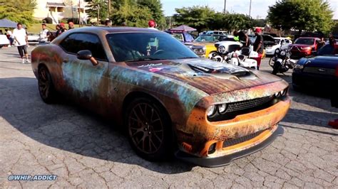 WhipAddict: What Happened To That Hellcat!? Oh, It's A Patina Wrap!! - YouTube