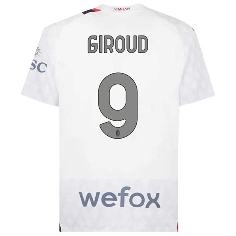 Olivier Giroud AC Milan 23/24 Away Jersey by Puma JerseyBox - Explore a Wide Range of Football ...