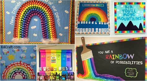 Rainbow Bulletin Board Ideas for Classroom Decoration - Kids Art & Craft